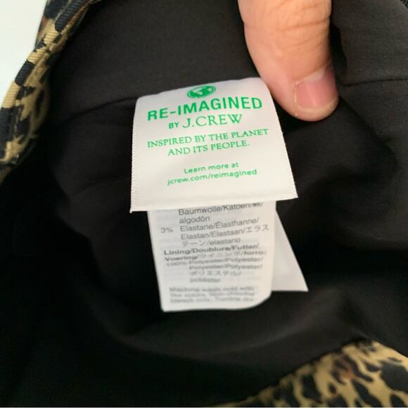 Jcrew Leopard Print Bi-Stretch No 2 Pencil Skirt AK697 - Picture 6 of 7